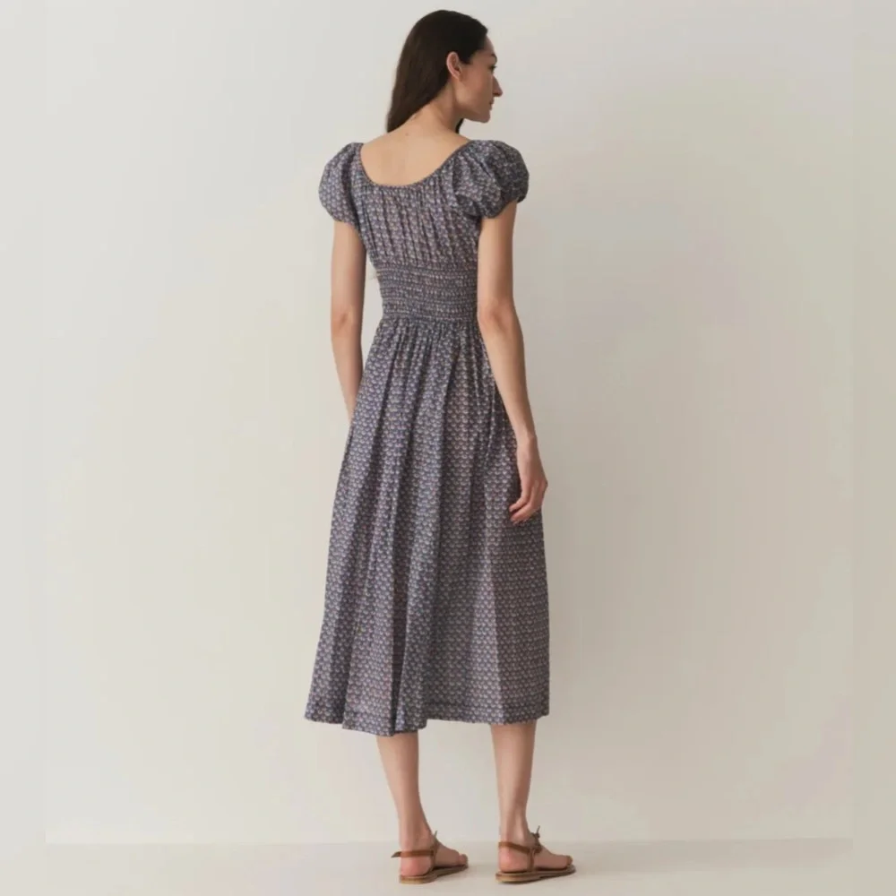 NWT Dôen Quinn Dress in Dahlia Ikat - Picture 4 of 10